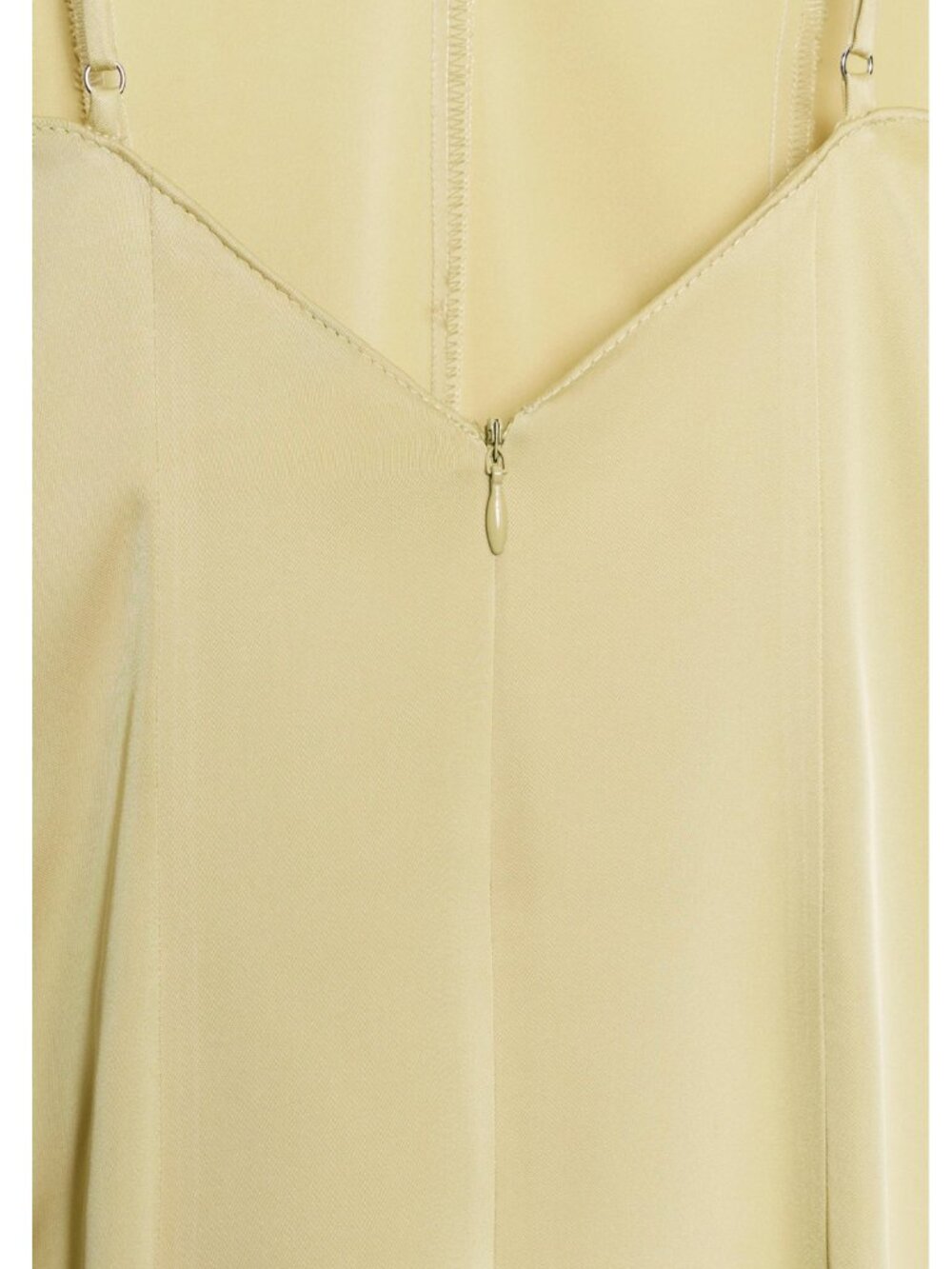 NWT Zara Pastel Yellow Combination Slip Dress - Picture 4 of 5